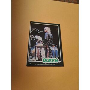 Vintage 1979 Rain Cloud Productions Queen Trading Card #18 Rock Band Memorabilia